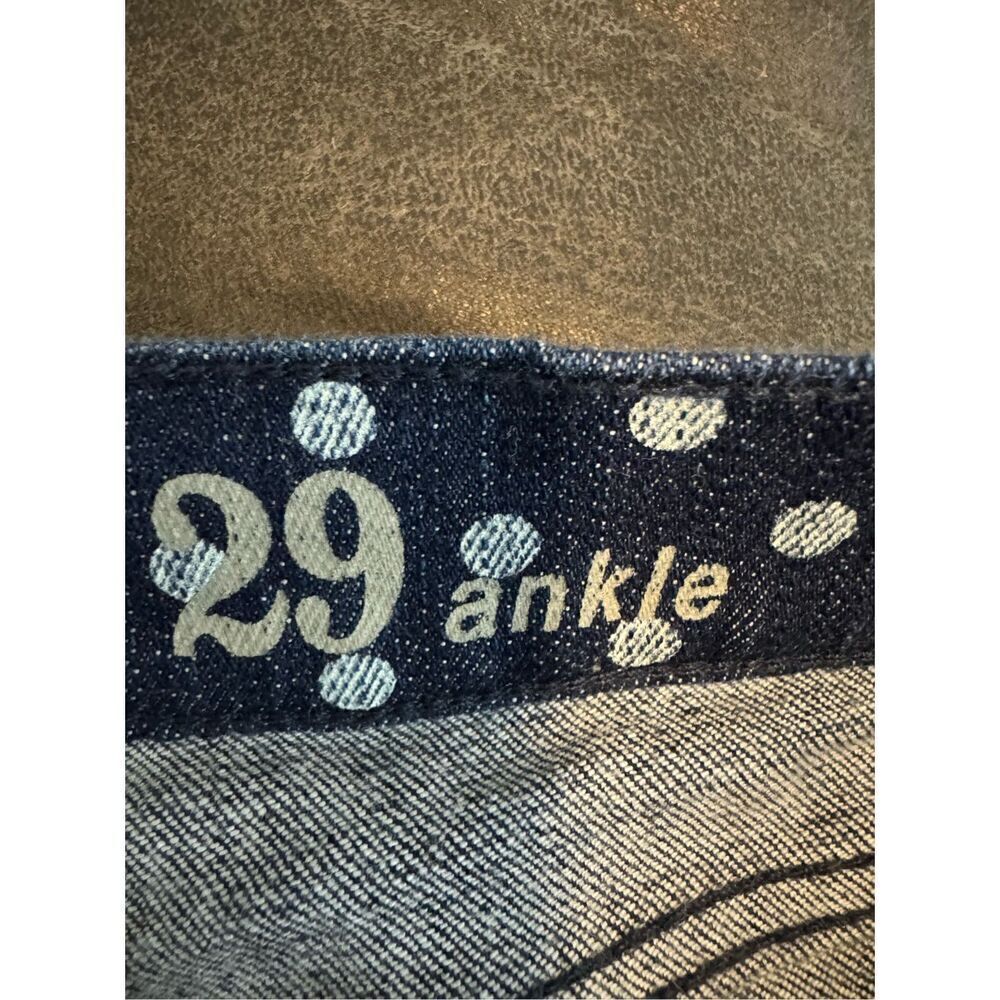 J. Crew Womens Toothpick Dot Jeans Size 29 Ankle - Picture 4 of 5